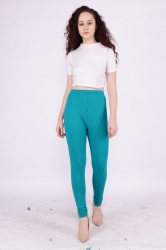 Teal Blue Churidar Leggings